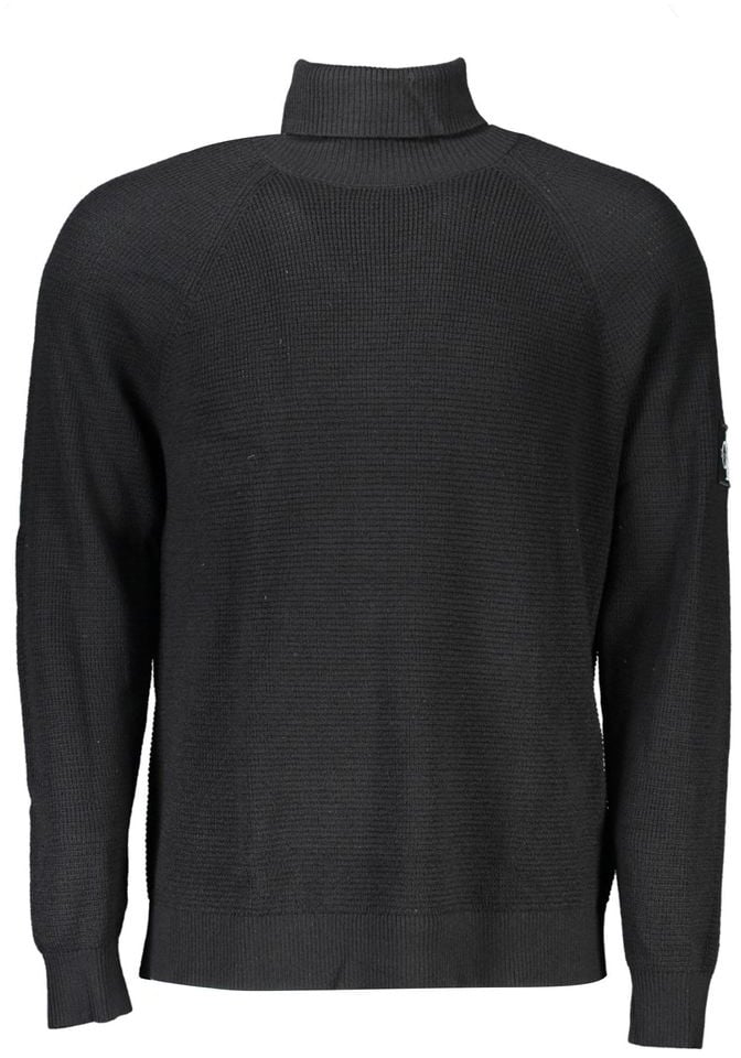 Calvin Klein Black Wool Mens Sweater Beige