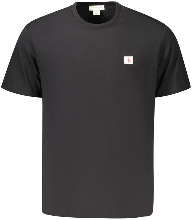 Calvin Klein Calvin Klein Black Cotton Men T-Shirt Zwart