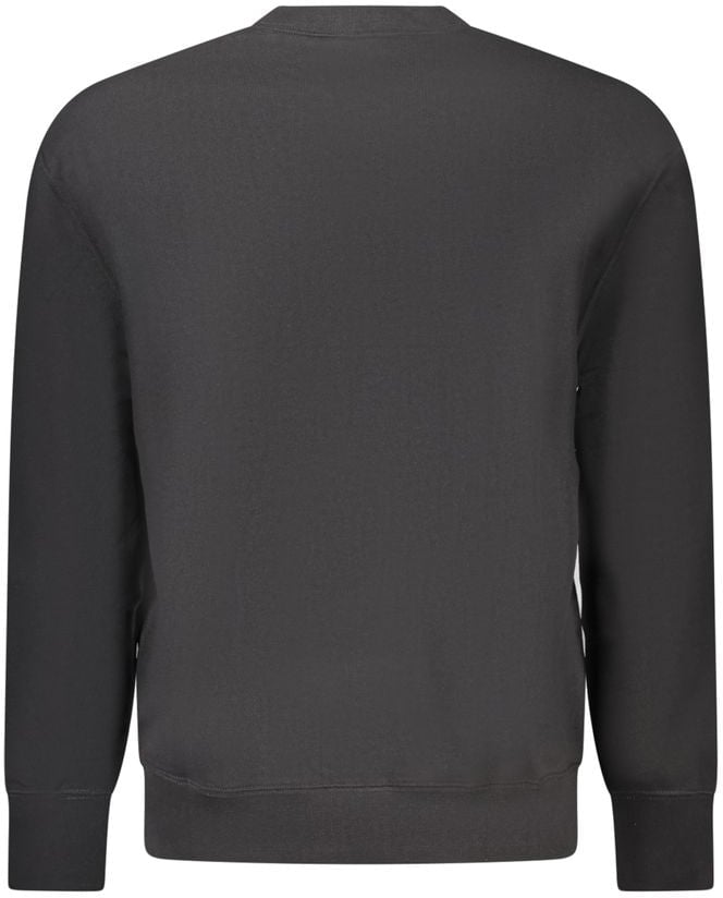Calvin Klein Black Cotton Men Sweatshirt Grijs