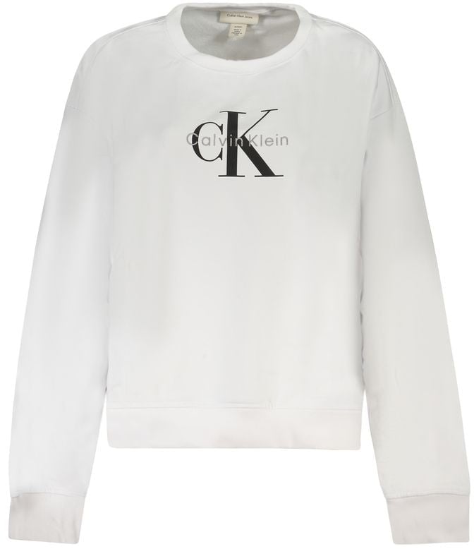Calvin Klein Calvin Klein White Cotton Women Sweatshirt Wit
