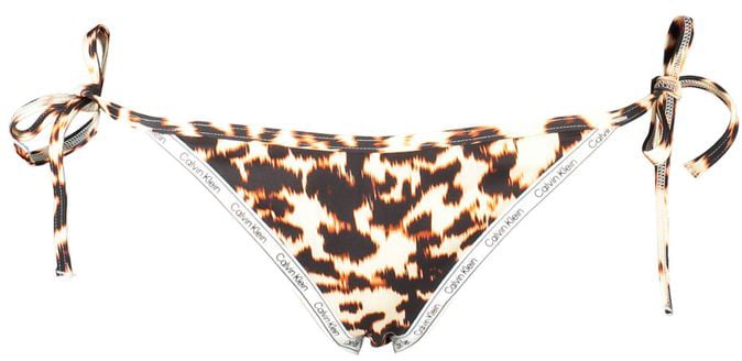 Calvin Klein Beige Polyester Women's Swim Brief Beige