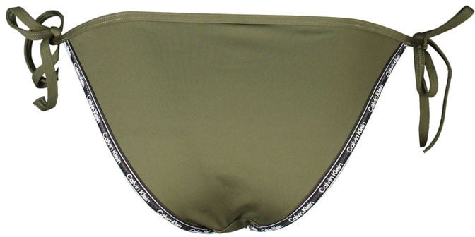 Calvin Klein Verde Polyester Woman Swim Brief Groen