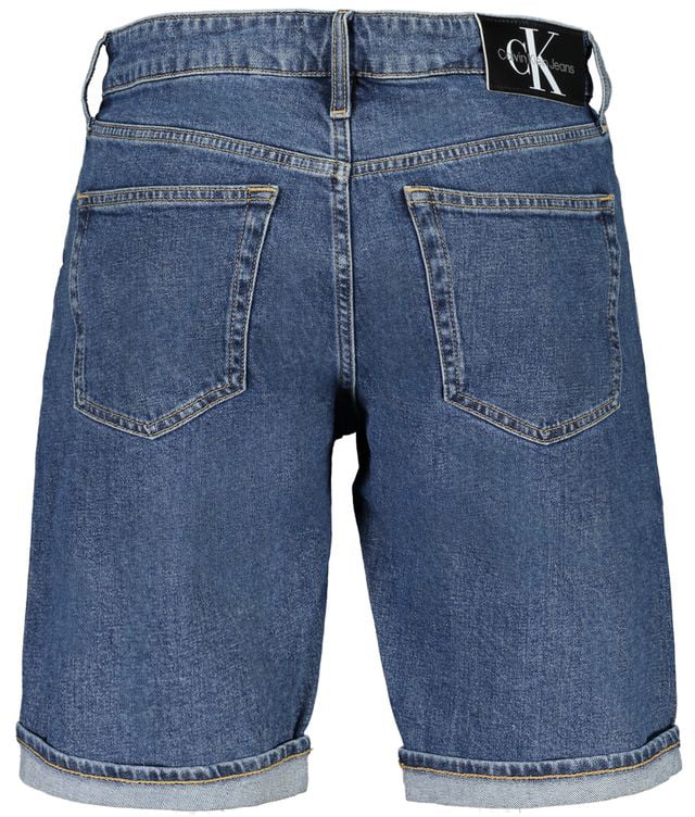 Calvin Klein Blu Cotton Men Short Blauw