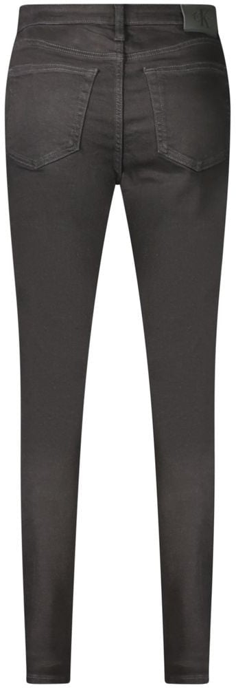 Calvin Klein Black Cotton Women's Jeans Zwart