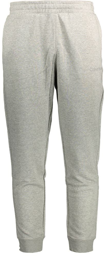 Calvin Klein Gray Cotton Men's Track Pant Grijs