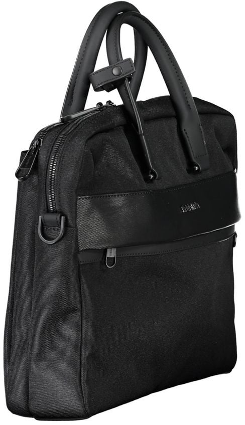 Calvin Klein Calvin Klein Nero Polyester Men's Briefcase Zwart