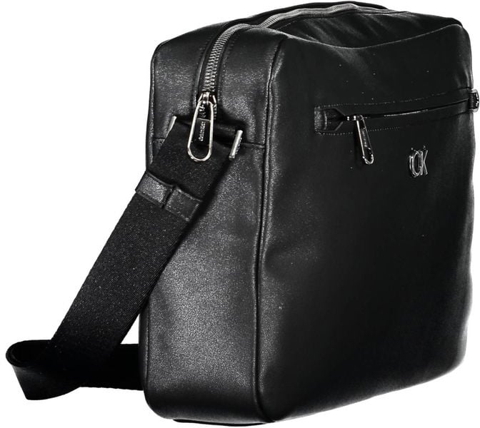 Calvin Klein Calvin Klein Nero Recycled Polyester Men Briefcase Zwart