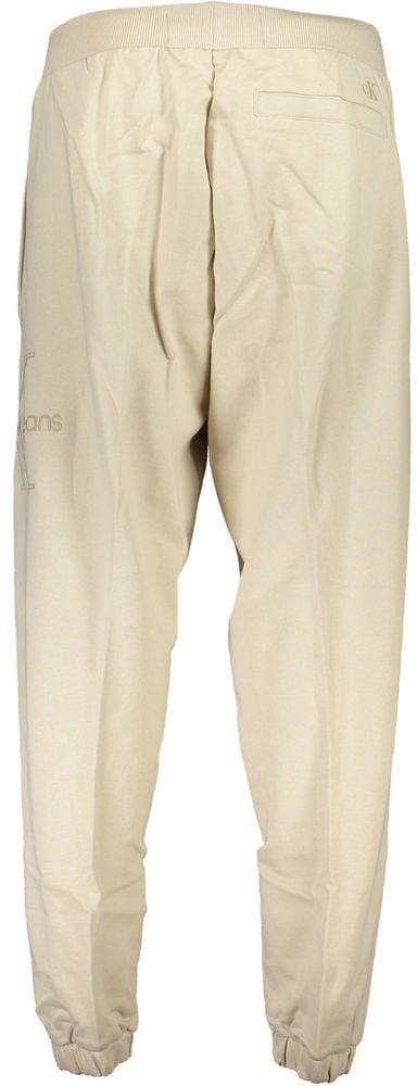 Calvin Klein Beige Cotton Men's Sweatpant Beige