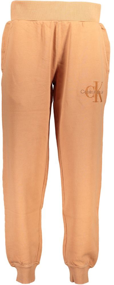 Calvin Klein Arancione Cotton Women's Jogger Oranje