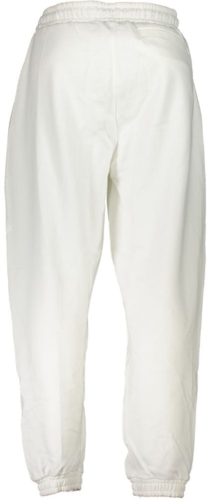 Calvin Klein Bianco Cotton Men's Sport Trouser Wit