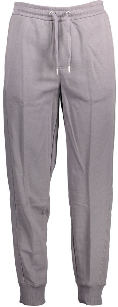 Calvin Klein Calvin Klein Grigio Cotton Men Sport Trouser Grijs