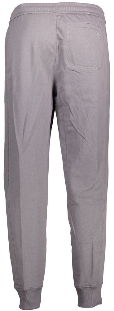 Calvin Klein Calvin Klein Grigio Cotton Men Sport Trouser Grijs
