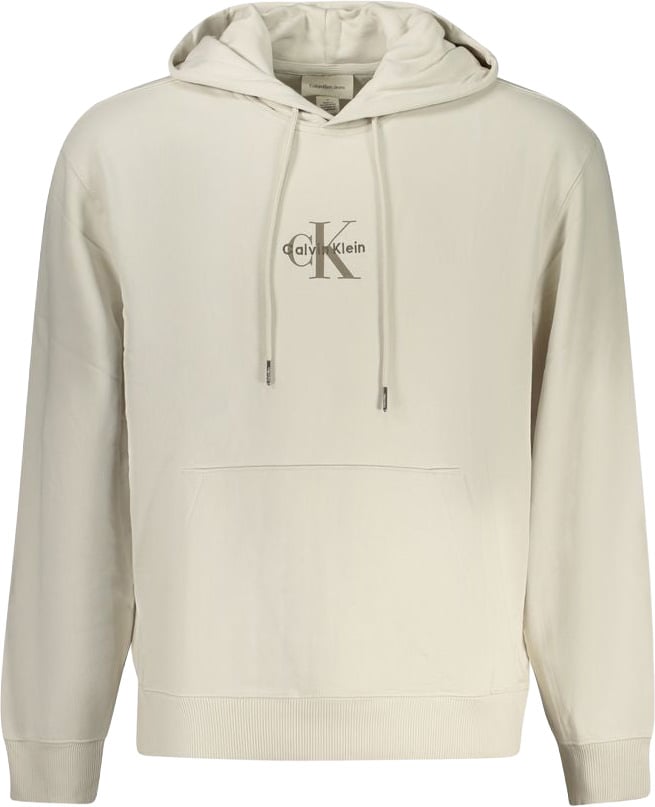 Calvin Klein Beige Cotton Men's Hoodie Beige