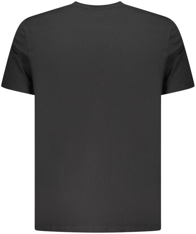 Calvin Klein Black Cotton Men T-Shirt Zwart