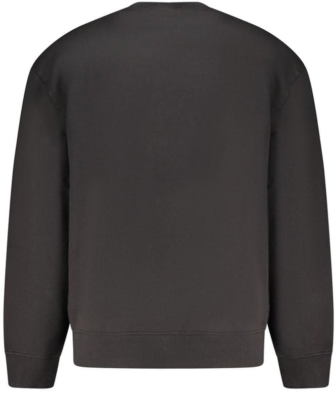 Calvin Klein Calvin Klein Black Cotton Men's Sweatshirt Zwart