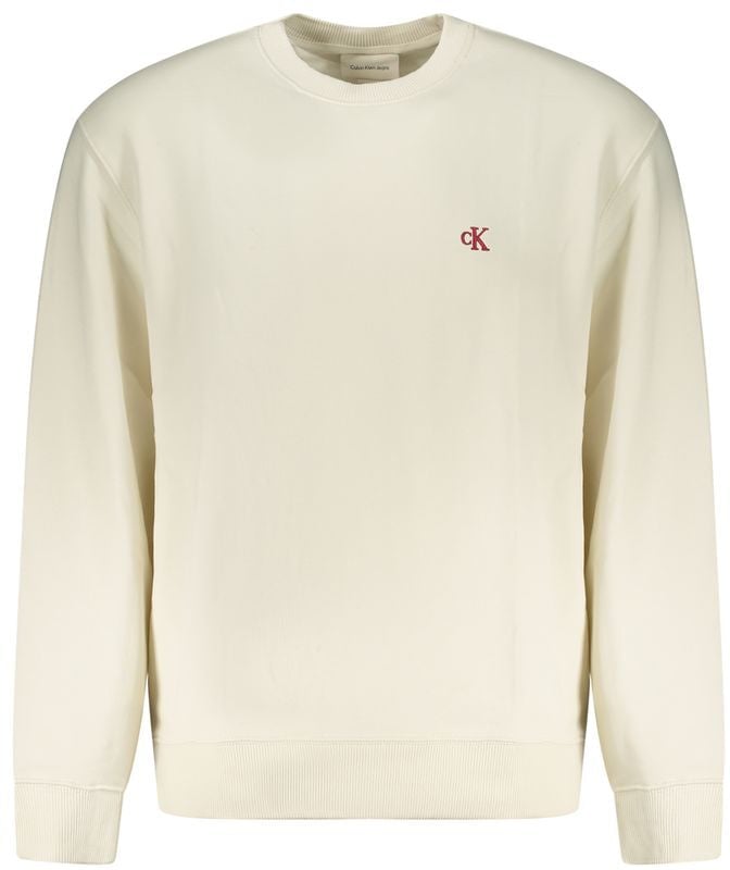 Calvin Klein Calvin Klein White Cotton Mens Sweatshirt Wit