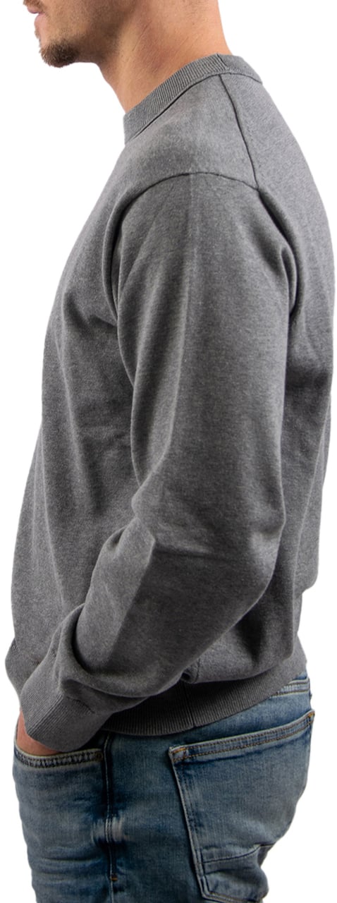 Calvin Klein Jeans LS EZ Cotton Crewneck Sweater 12GG Grijs