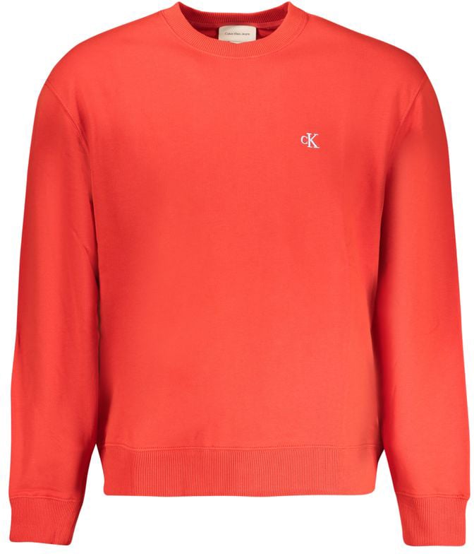 Calvin Klein Calvin Klein Red Cotton Men Sweatshirt Rood