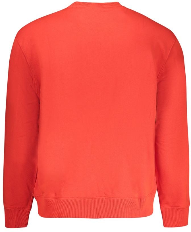 Calvin Klein Calvin Klein Red Cotton Men Sweatshirt Rood