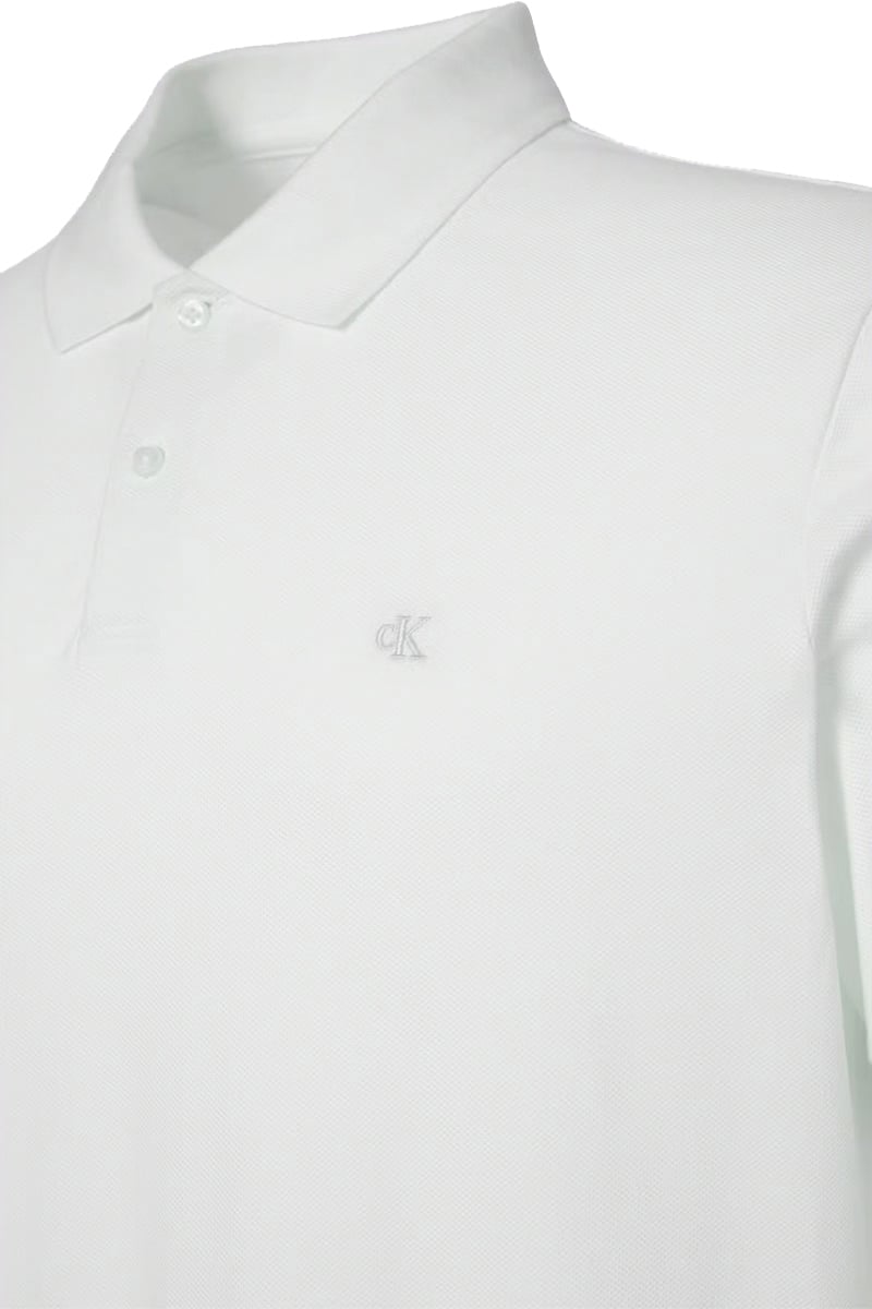 Calvin Klein Jeans SS Casual Pique Classic Polo Wit