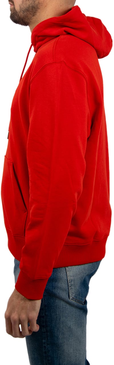 Calvin Klein Jeans LS 350Terry EU Monogram Hoodie Rood