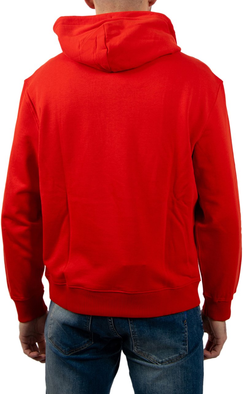 Calvin Klein Jeans LS 350Terry EU Monogram Hoodie Rood