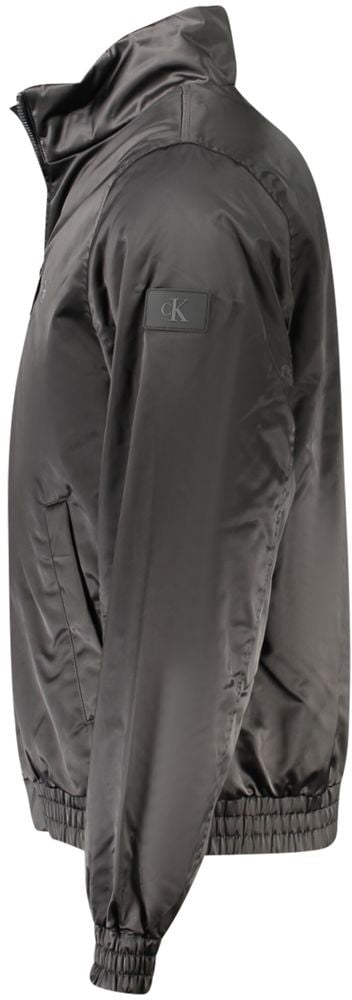 Calvin Klein Black Polyester Men Jacket Zwart
