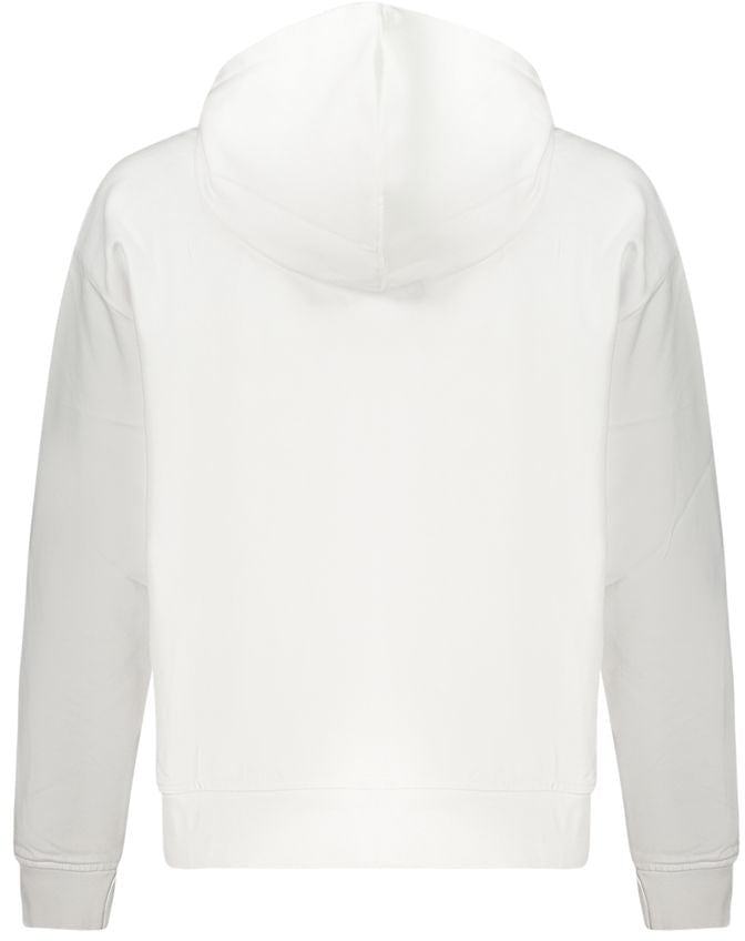 Calvin Klein Bianco Cotton Women Sweatshirt Wit