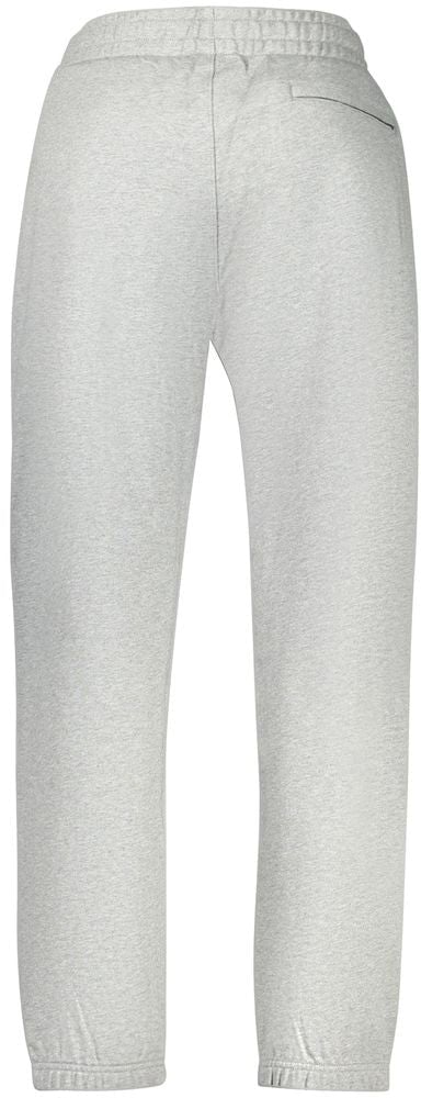Calvin Klein Grigio Cotton Men Sport Trouser Grijs