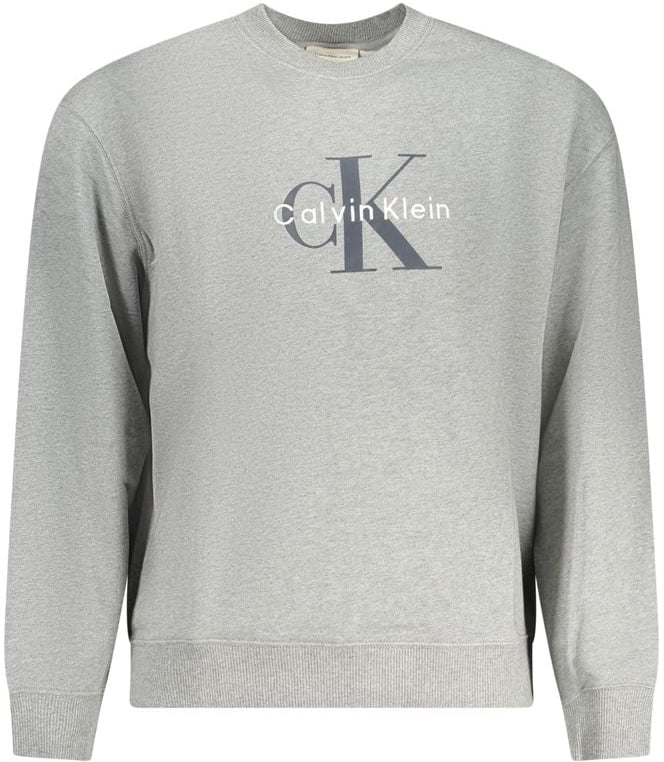 Calvin Klein Calvin Klein Gray Cotton Men's Sweatshirt Grijs