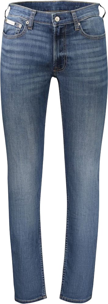 Calvin Klein Blue Cotton Men's Jeans Blauw