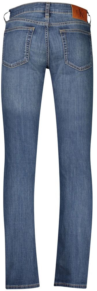 Calvin Klein Blue Cotton Men's Jeans Blauw
