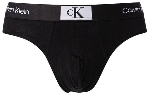 Calvin Klein Underwear Black Cotton Briefs Zwart
