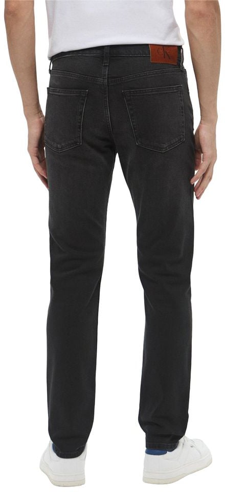 Calvin Klein Jeans Black Cotton Skinny Jeans Zwart