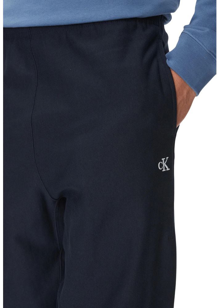 Calvin Klein Jeans Blue Cotton Joggers (Workout Pants) Blauw
