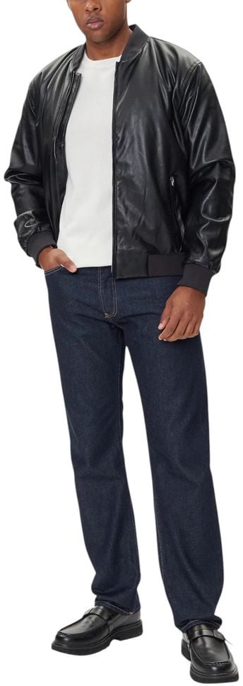 Calvin Klein Jeans Black Polyethylene Bomber Zwart