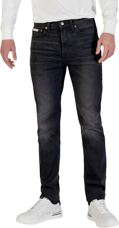 Calvin Klein Jeans Blue Cotton Skinny Jeans Blauw