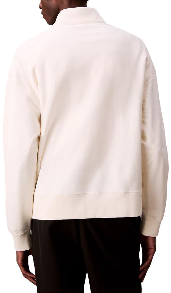 Calvin Klein Jeans White Cotton Sweatshirt Wit