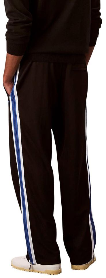 Calvin Klein Jeans Black Polyester Joggers (Workout Pants) Zwart