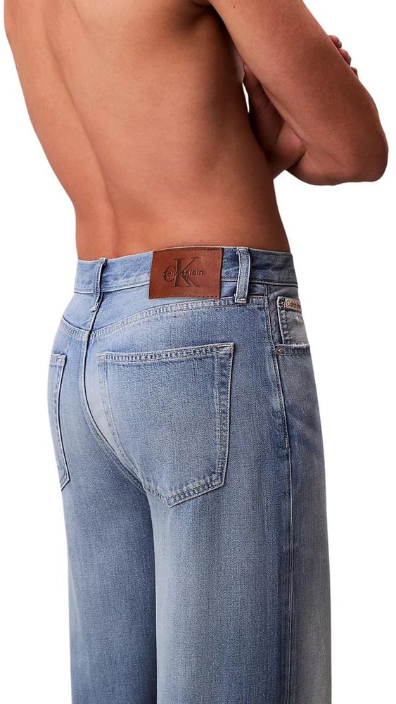 Calvin Klein Jeans Blue Lyocell Relaxed Fit Jeans Blauw