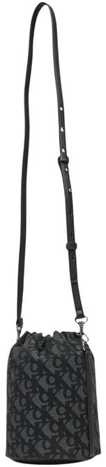 Calvin Klein Black Recycled Polyester Handbag Zwart