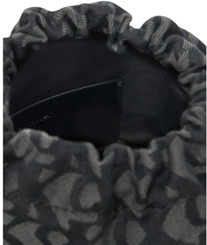 Calvin Klein Black Recycled Polyester Handbag Zwart