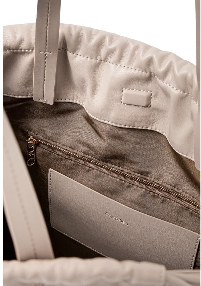 Calvin Klein Beige Polyethylene Handbag Beige