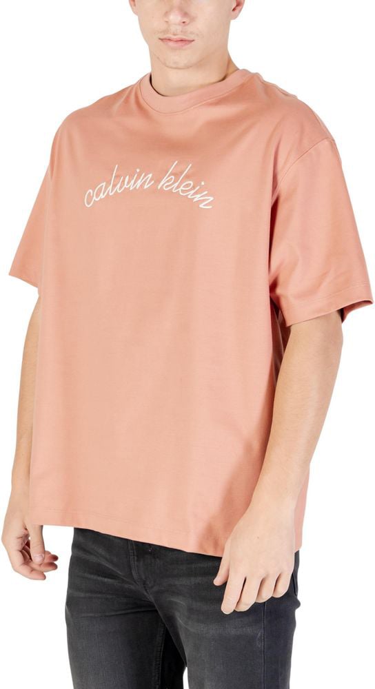 Calvin Klein Jeans Multicolor Cotton T-Shirt Blauw