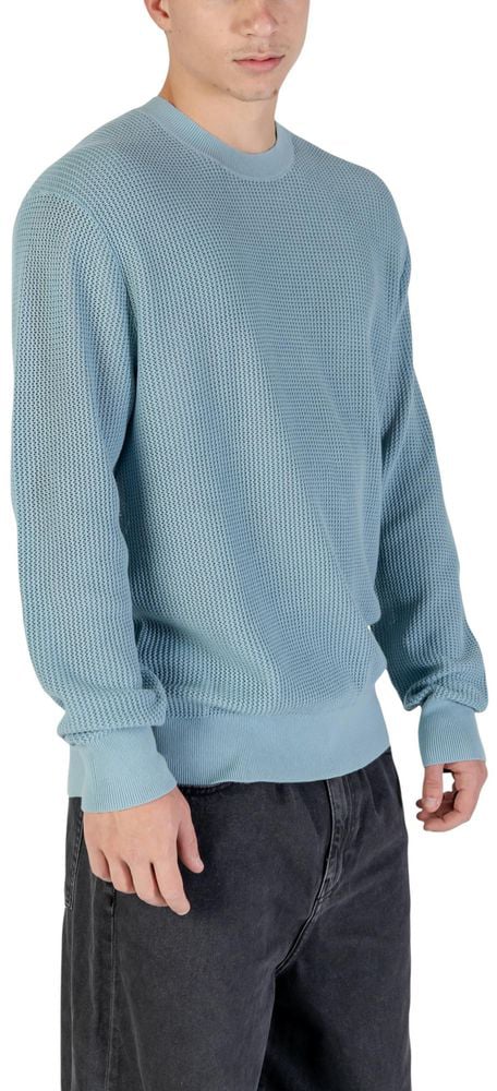 Calvin Klein Jeans Blue Cotton Sweatshirt Beige