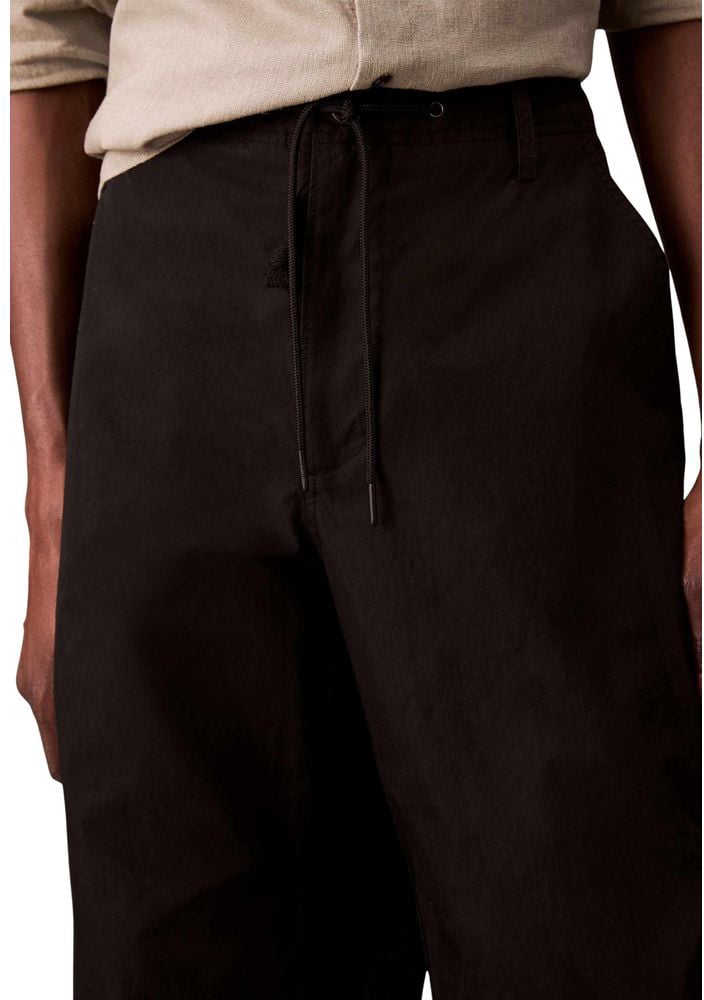 Calvin Klein Jeans Black Cotton Joggers (Workout Pants) Zwart
