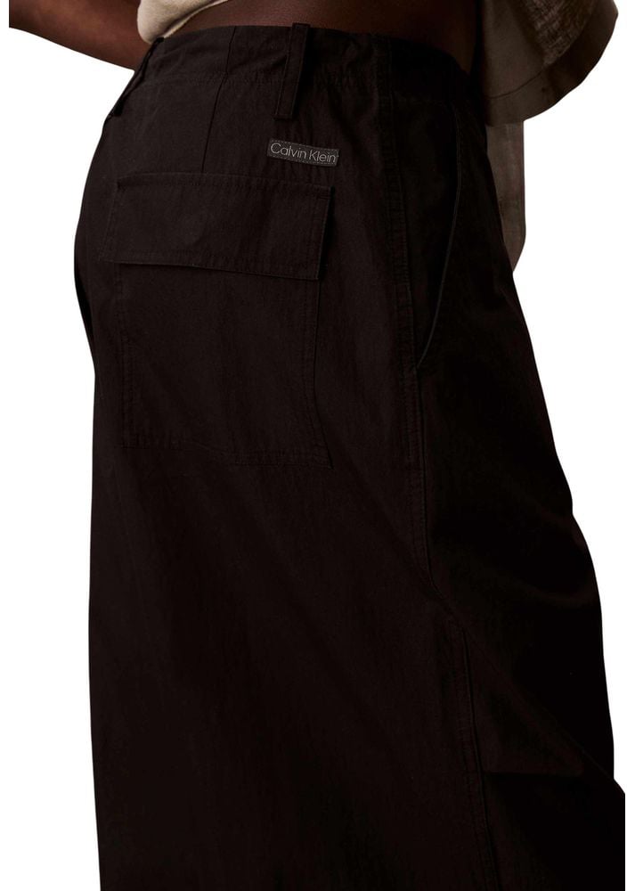 Calvin Klein Jeans Black Cotton Joggers (Workout Pants) Zwart