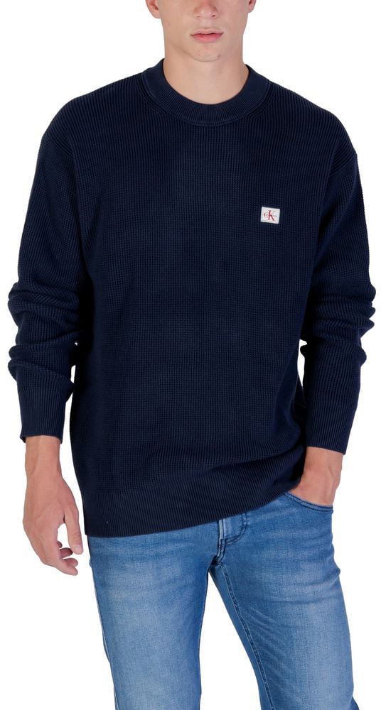 Calvin Klein Jeans Blue Cotton Sweatshirt Maroon