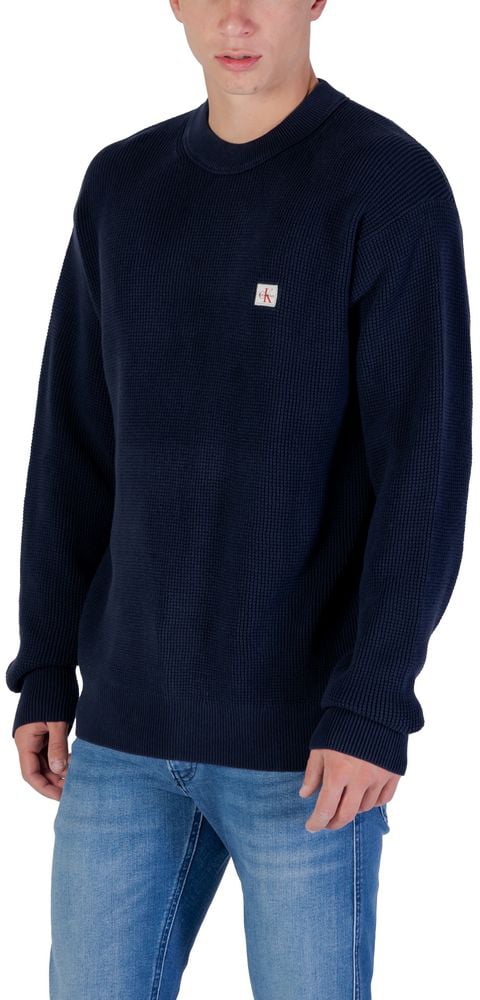 Calvin Klein Jeans Blue Cotton Sweatshirt Maroon