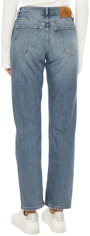 Calvin Klein Jeans Blue Cotton Skinny Jeans Blauw